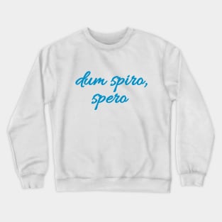 Dum spiro, spero - Latin quote shirt gift idea Crewneck Sweatshirt